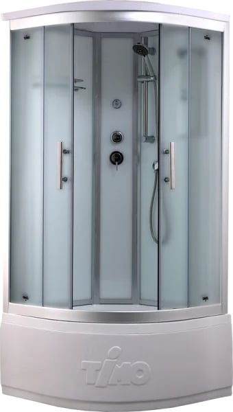 Душевая кабина Timo Standart T-6690SF Silver Fabric с высоким поддоном, профиль хром
