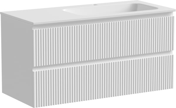 Тумба под раковину Sancos Snob R 100 подвесная Bianco (белый), SNR100RW