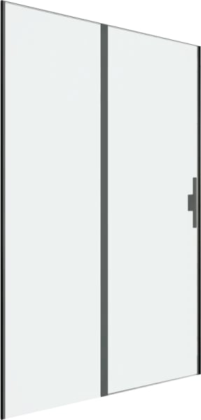 Душевая дверь в нишу Allen Brau Priority 3.31033.BBA 120 см, профиль черный браш, стекло прозрачное 