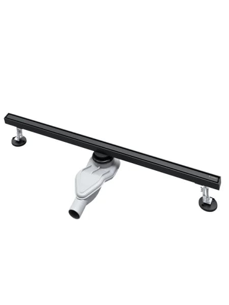 Душевой трап (лоток) AltroBagno Supremo 071234 NeOp (80), матовый черный