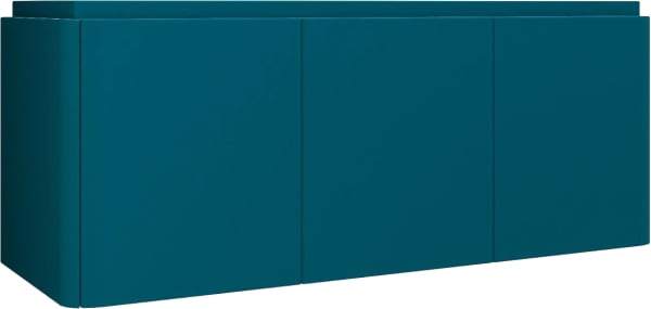 Тумба под раковину без столешницы Cezares Stylus 140, blu petrolio