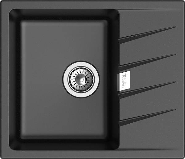 Мойка кухонная Rivelato Raum RM-58 nero