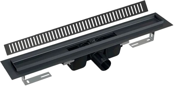 Душевой трап (лоток) AlcaPlast APZ1Black APZ1BLACK-1050, 105 см