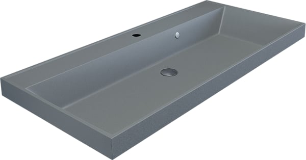 Мебельная раковина Uperwood Classic Quartz 293020638 100 см, матовая серая, платина