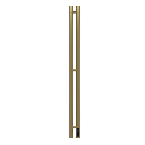 Полотенцесушитель электрический APEXTERMO Луна LN10111GLB 1100x80 с крючками, золотой матовый