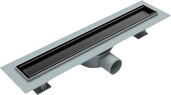 Душевой трап (лоток) Esbano Eco Tile 70 cм, матовый черный