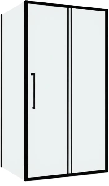 Душевой уголок Abber Schwarzer Diamant AG30110BH-S60B 110x60, профиль черный,  стекло прозрачное