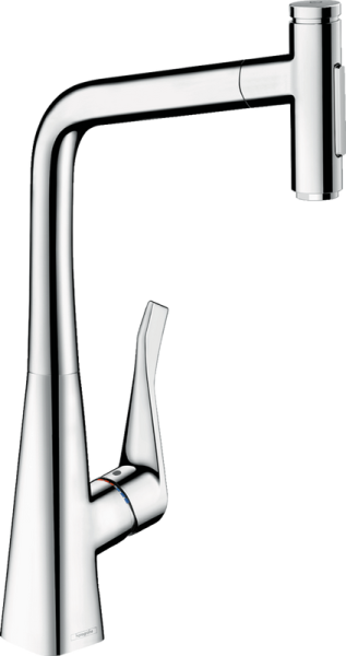 Смеситель для кухни Hansgrohe Metris Select M71 73816000 хром