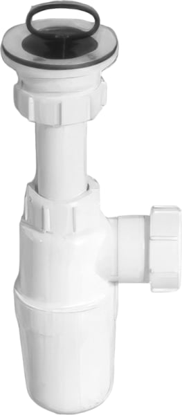 Сифон для раковины McAlpine MRSK1-A, компрессионый, с пробкой