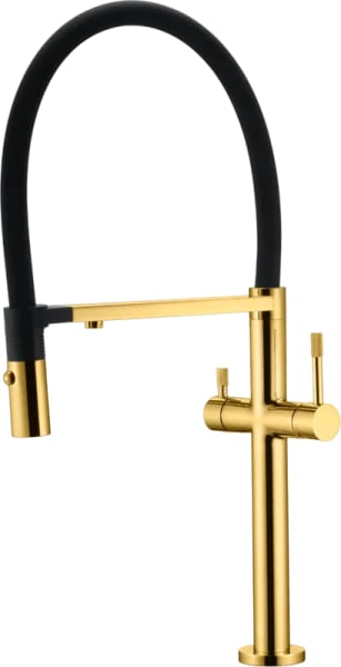 Смеситель для кухни Boheme Uno 115-G gold