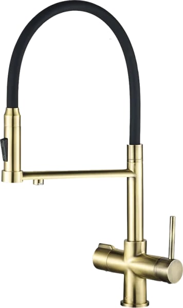 Смеситель для кухни Steel Hammer SH 2003 BRONZE, бронза, с гибким изливом