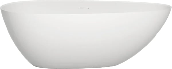 Ванна из искусственного камня Salini Paola In S-Sense 160x75 см, отдельностоящая, белая, овальная, с