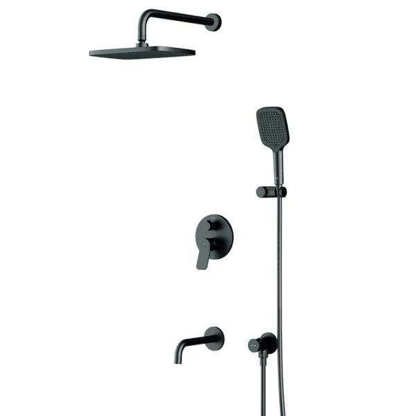 Душевой комплект AM.PM X-Joy FB85A3RH42 С ВНУТРЕННЕЙ ЧАСТЬЮ, черный