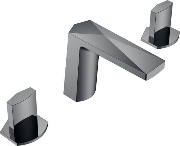 Смеситель на борт ванны Boheme Venturo 150-SGM-ICE, shine gun metal