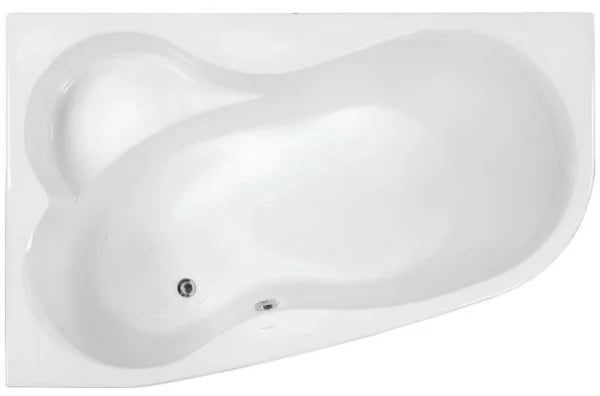 Акриловая ванна Vagnerplast Melite 160x105 см, левая, VPBA163MEL3LX-04
