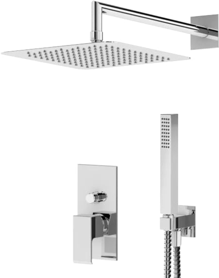 Душевой комплект Cezares Porta DSIPQ-30-01, С ВНУТРЕННЕЙ ЧАСТЬЮ, хром