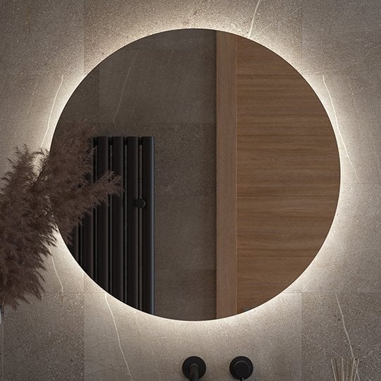 Зеркало круглое Defesto Opti DF 2845 80 с LED-подсветкой, 4500К