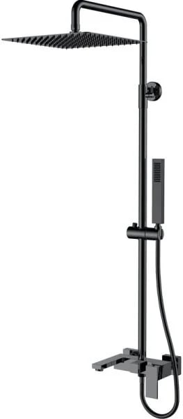 Душевая стойка Boheme Qubic 478-SGM, shinny gun metal