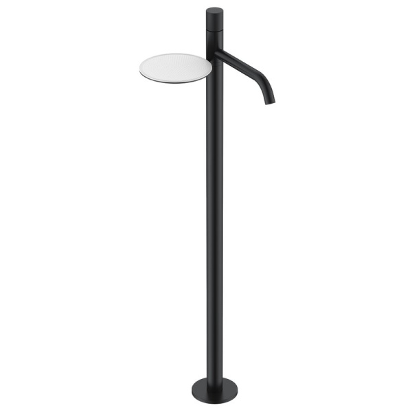 Напольный смеситель для раковины Boheme Stick 120-BB.4 black spirale