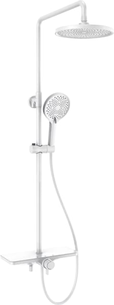 Душевая стойка AQUAme AQM8002W, белая