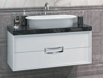Накладная раковина KERAMA MARAZZI Canaletto 65, глянцевая белая