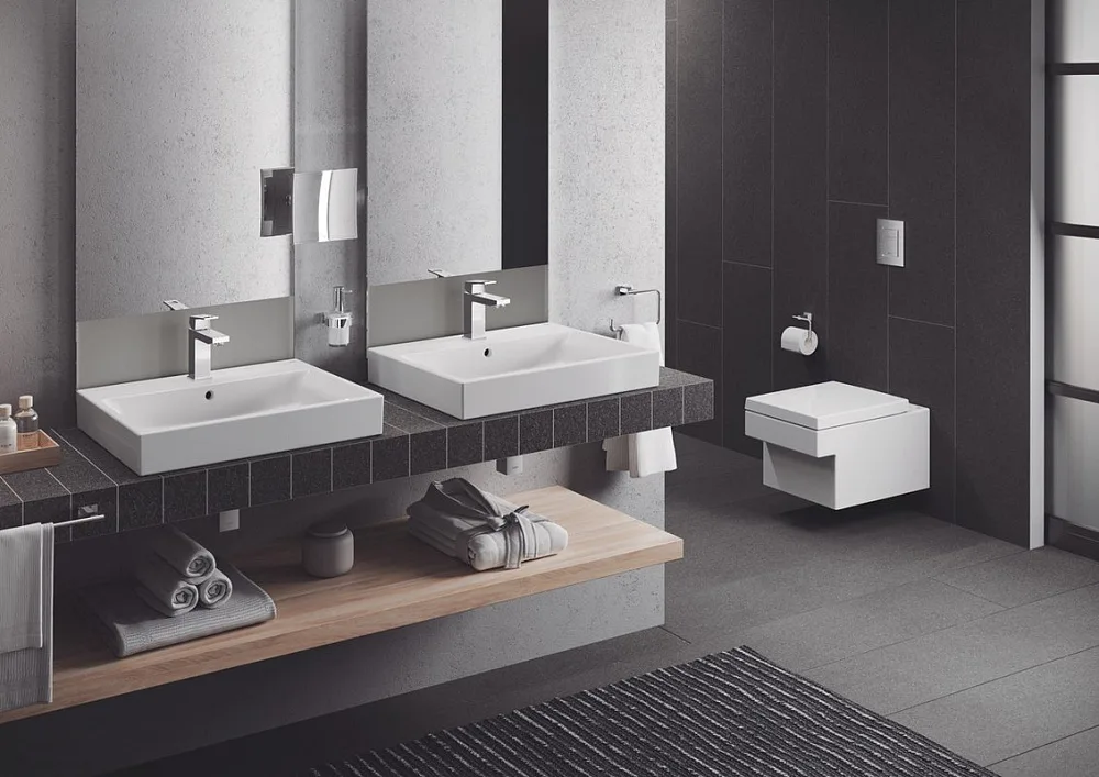 Крышка-сиденье Grohe Cube Ceramic 39488000 с микролифтом Sancos — официальный сайт