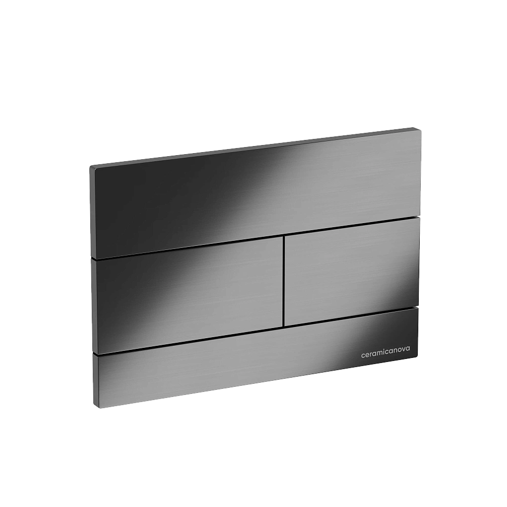 Кнопка смыва Ceramicanova Balance Rect CN12-004GG  вороненая сталь Sancos — официальный сайт