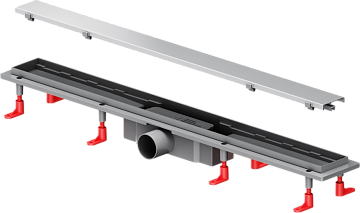 Душевой трап (лоток) AM.PM PrimeFlow Tile 80 см, сталь матовая