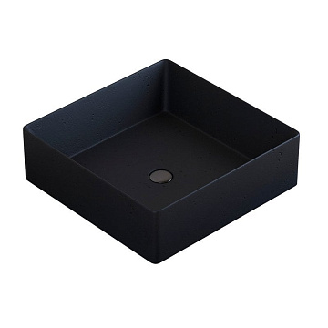 Накладная раковина Uperwood Square 291020317 39х39 см, черная