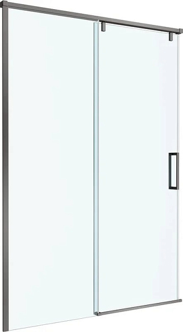 Душевая дверь в нишу BelBagno Soft Close-1 BF-1-140-C-GM профиль оружейная сталь