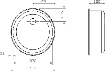 Мойка кухонная Reginox R18 370 LUX OSP (c/box)