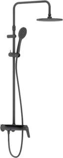 Душевая стойка Damixa Jupiter 977780300, черная матовая