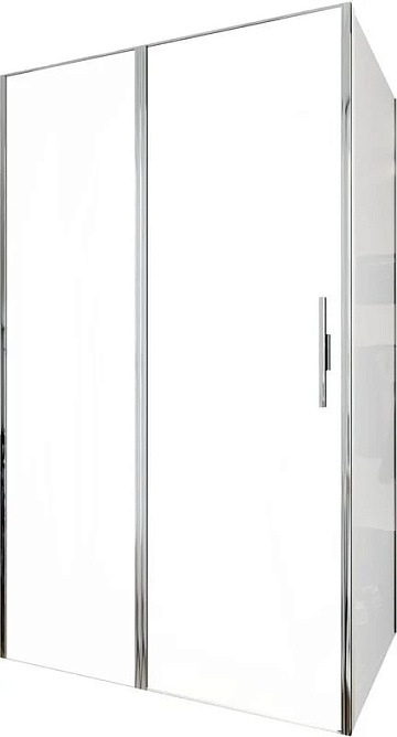 Душевой уголок Allen Brau Priority 120x90, профиль хром, стекло прозрачное