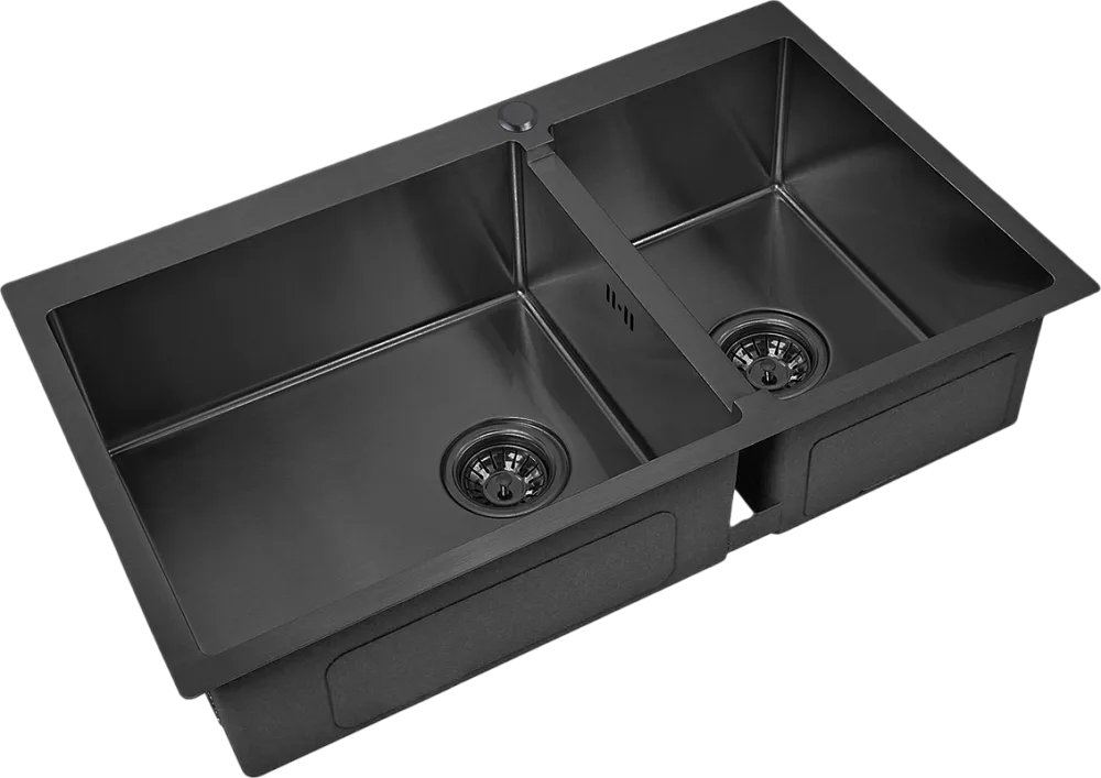 Мойка кухонная Zorg Inox PVD 78-2-51 L grafit Sancos — официальный сайт