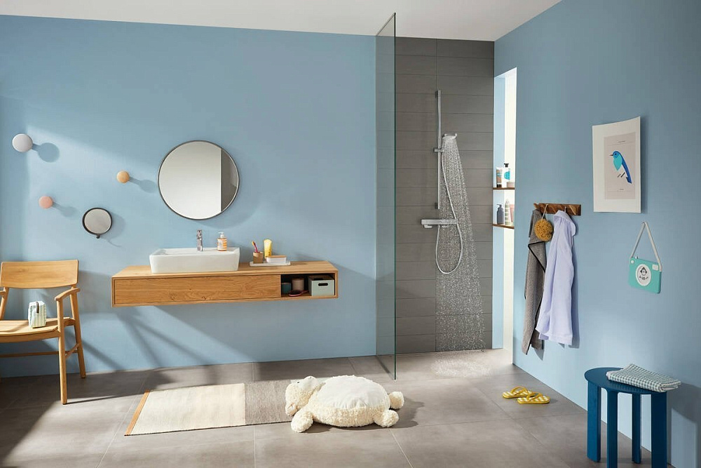 Термостатический смеситель Hansgrohe Ecostat E 15773000 для душа