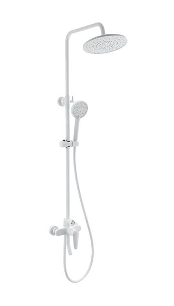 Душевая стойка Wonzon & Woghand WW-B2168-A-MW, матовая белая