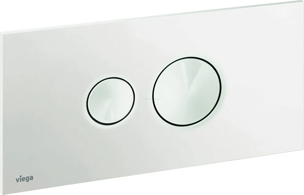 Кнопка смыва Viega Visign for Style 10 596316 белая Sancos — официальный сайт