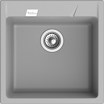 Мойка кухонная Rivelato Raum RM-50 grigio metallizzato