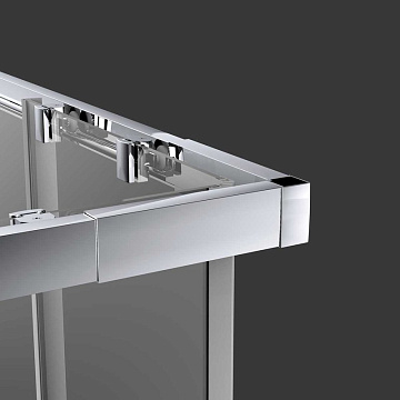 Душевой уголок Vincea Rapid VSS-3R90/10MT 90-100x90-100, профиль хром, стекло текстурное