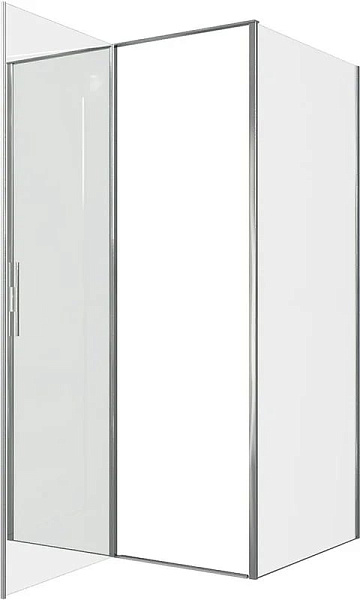 Душевой уголок Allen Brau Priority 120x90, профиль хром, стекло прозрачное