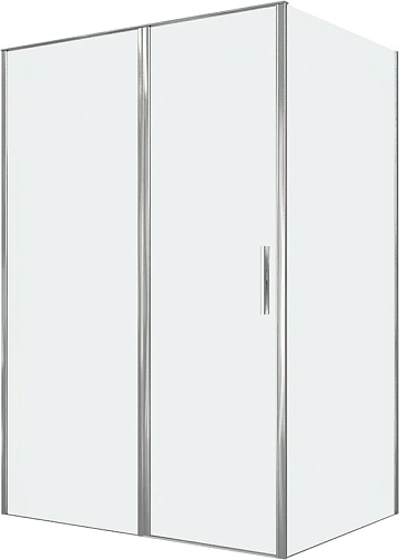 Душевой уголок Allen Brau Priority 140x100, профиль хром, стекло прозрачное