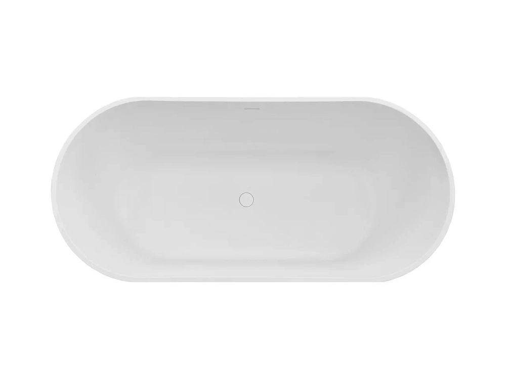 Ванна из искусственного камня Fontana Грейс 168,5x75,8 см, белая Sancos — официальный сайт