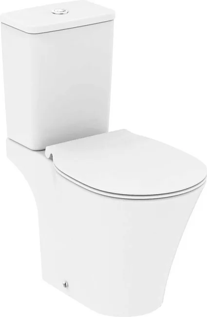 Крышка-сиденье Ideal Standard Connect Air E036601 с микролифтом, петли хром Sancos — Оригинал