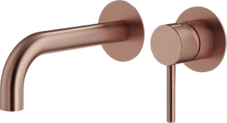 Смеситель для раковины Plumberia Selection Ixo KITXO1135RS250 С ВНУТРЕННЕЙ ЧАСТЬЮ, брашированная мед