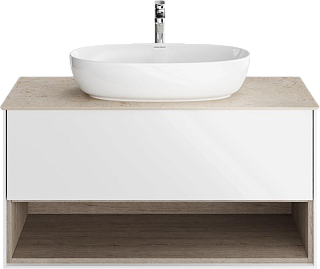 Тумба под раковину без столешницы KERAMA MARAZZI Plaza Modern 100 белая