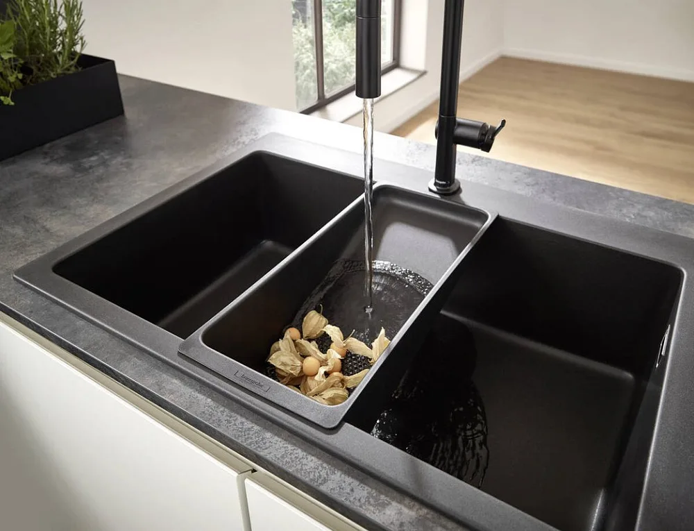 Смеситель для кухни Hansgrohe Talis M54 72800670 матовый черный Sancos — официальный сайт