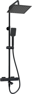 Душевая стойка Wasserkraft Abens 2000 A299.255.130.BM Thermo, с термостатом, черная