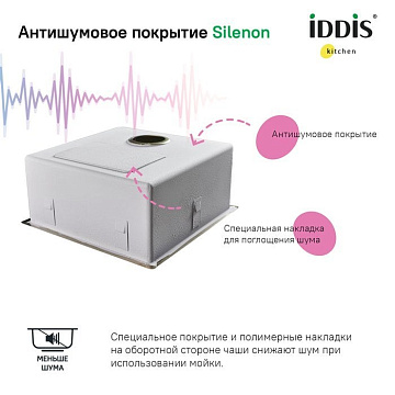 Мойка кухонная IDDIS Edifice EDI54B0i77