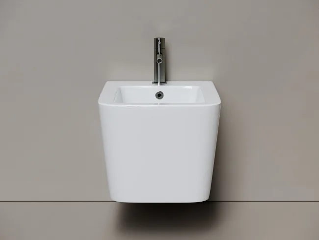 Биде подвесное Ceramicanova Miro CN11004 белый Sancos — Оригинал