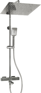 Душевая стойка Wasserkraft Aller A199.119.126.087.CH Thermo, с термостатом, хром